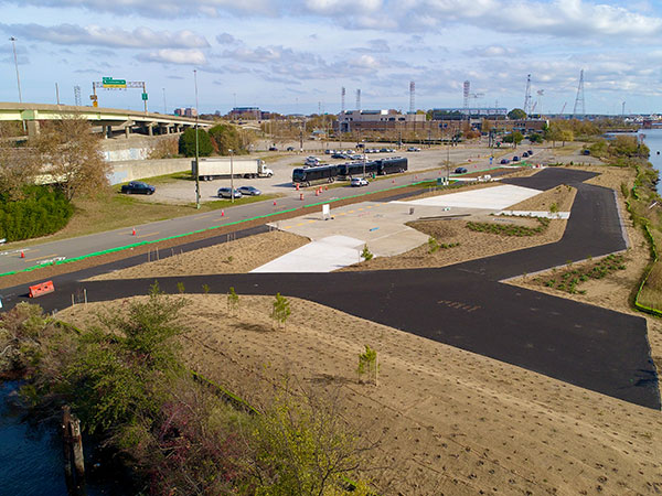 Water Street Open Space Construction